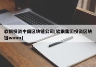 软银投资中国区块链公司[软银集团投资区块链wmm]